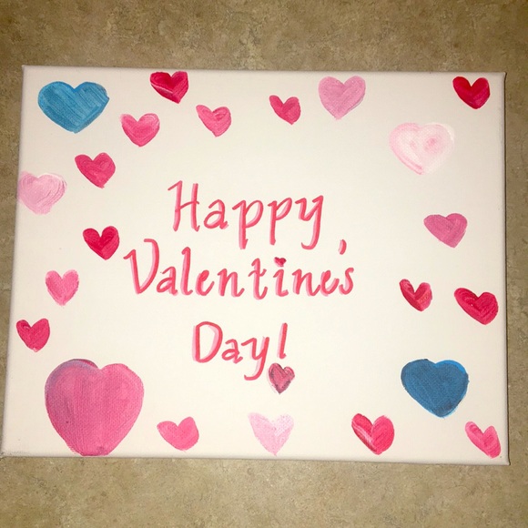 Other - Happy Valentine’s Day! Acrylic painting